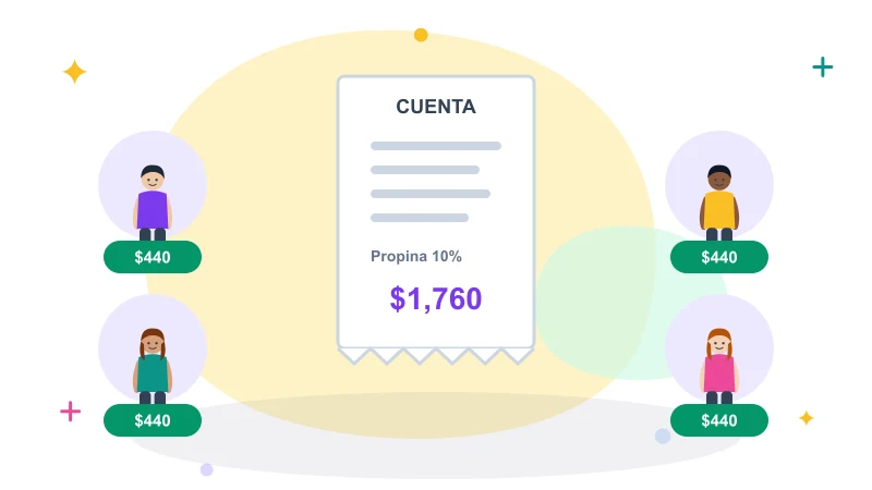 Dividir la cuenta